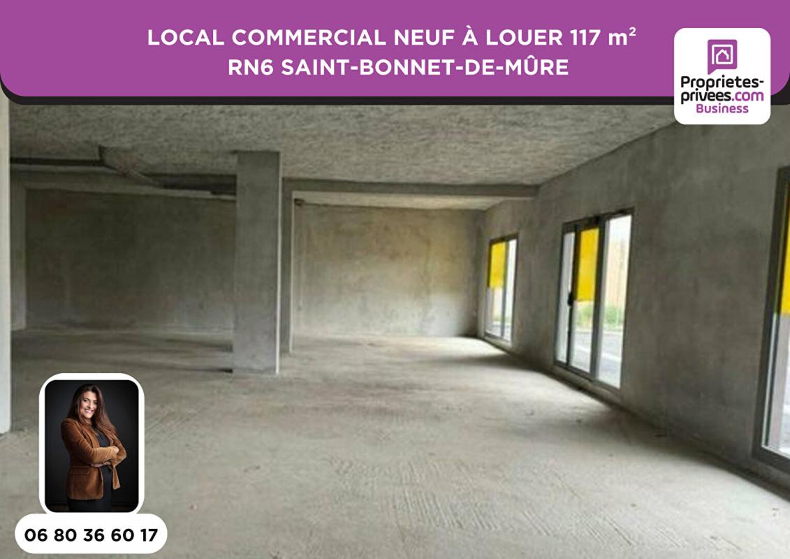 SAINT-BONNET-DE-MURE LOCAL COMMERCIAL À LOUER 117 m² - RN6 SAINT-BONNET-DE-MÛRE 1