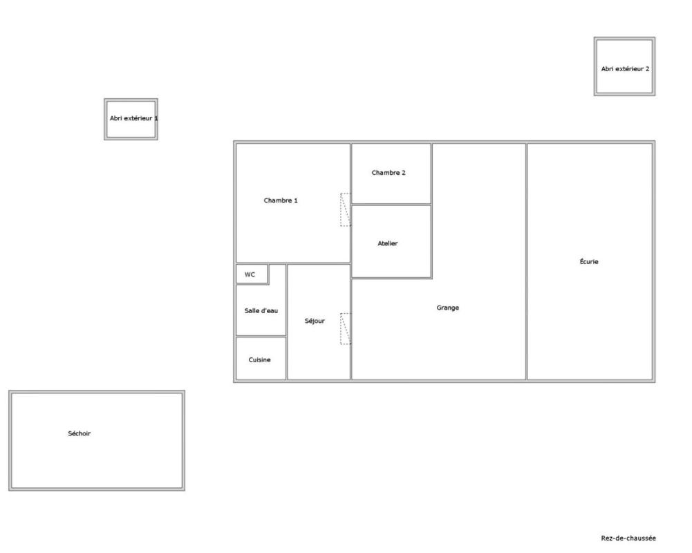 AUROS Propriété à rénover avec dépendances sur 10 hectares 10