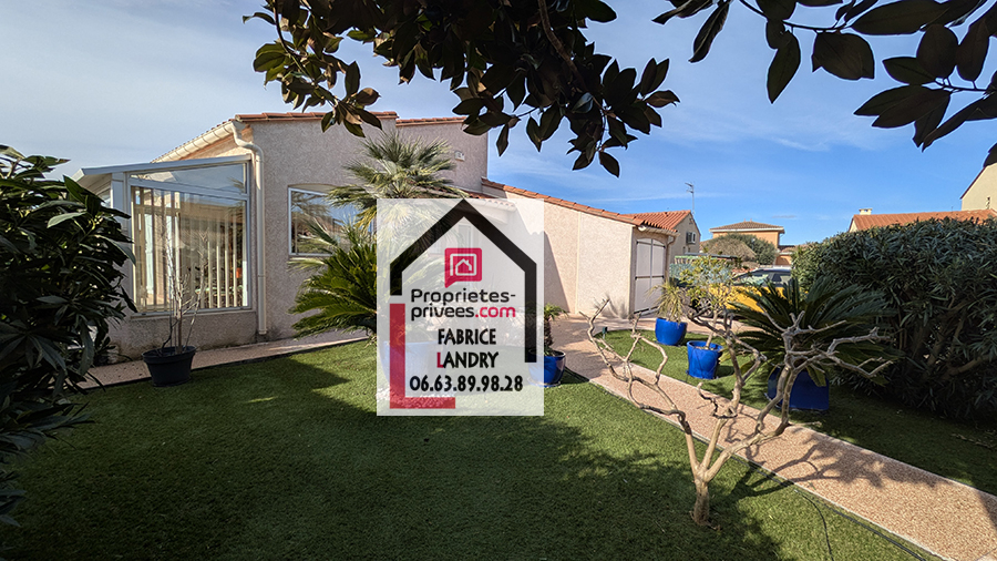 VILLELONGUE-DE-LA-SALANQUE Villa 4 faces de 135 m2 sur terrain piscinable de 680 m² 1