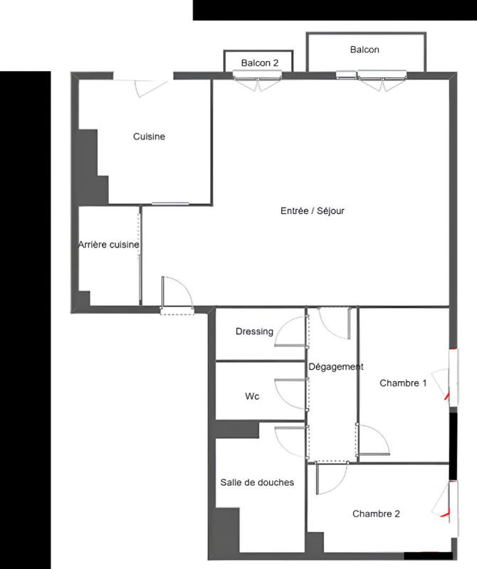 JOUE-LES-TOURS Appartement Joué Lès Tours 2 chambres - 75 m2 13