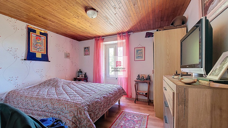 PLAZAC Plazac- Vallée Vézère - Maison en pierre avec 2 parties indépendantes. Vue magnifique. 3/4 chambres. Dépendances. Terrain attenant et non attenant: environ 3ha 10