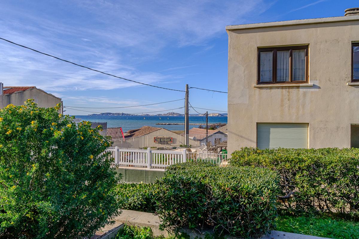MARSEILLE-8E-ARRONDISSEMENT Appartement  4 pièce(s) 118 m2 vue mer, jardin partagé, box de garage 1