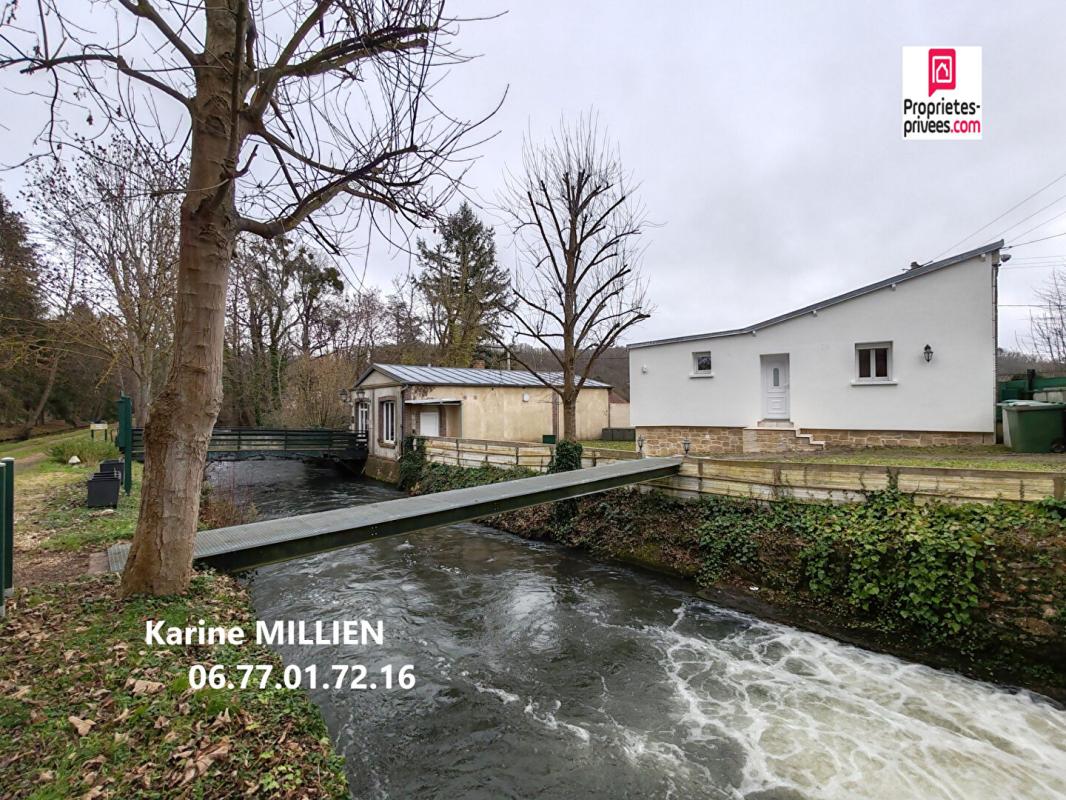 NONANCOURT NONANCOURT 27320 Maison individuelle et lodge aménagé, 4 étangs avec bras de rivière, double garage, terrain de plus de 5 Hectares - 540 000  HAI 11