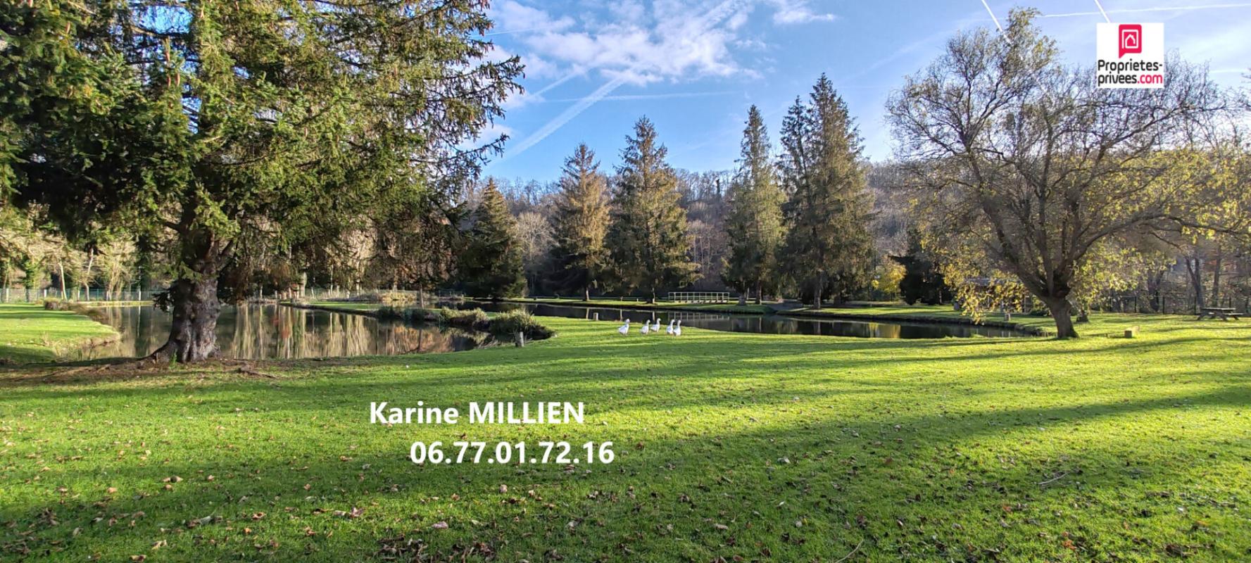 NONANCOURT NONANCOURT 27320 Maison individuelle et lodge aménagé, 4 étangs avec bras de rivière, double garage, terrain de plus de 5 Hectares - 540 000  HAI 2