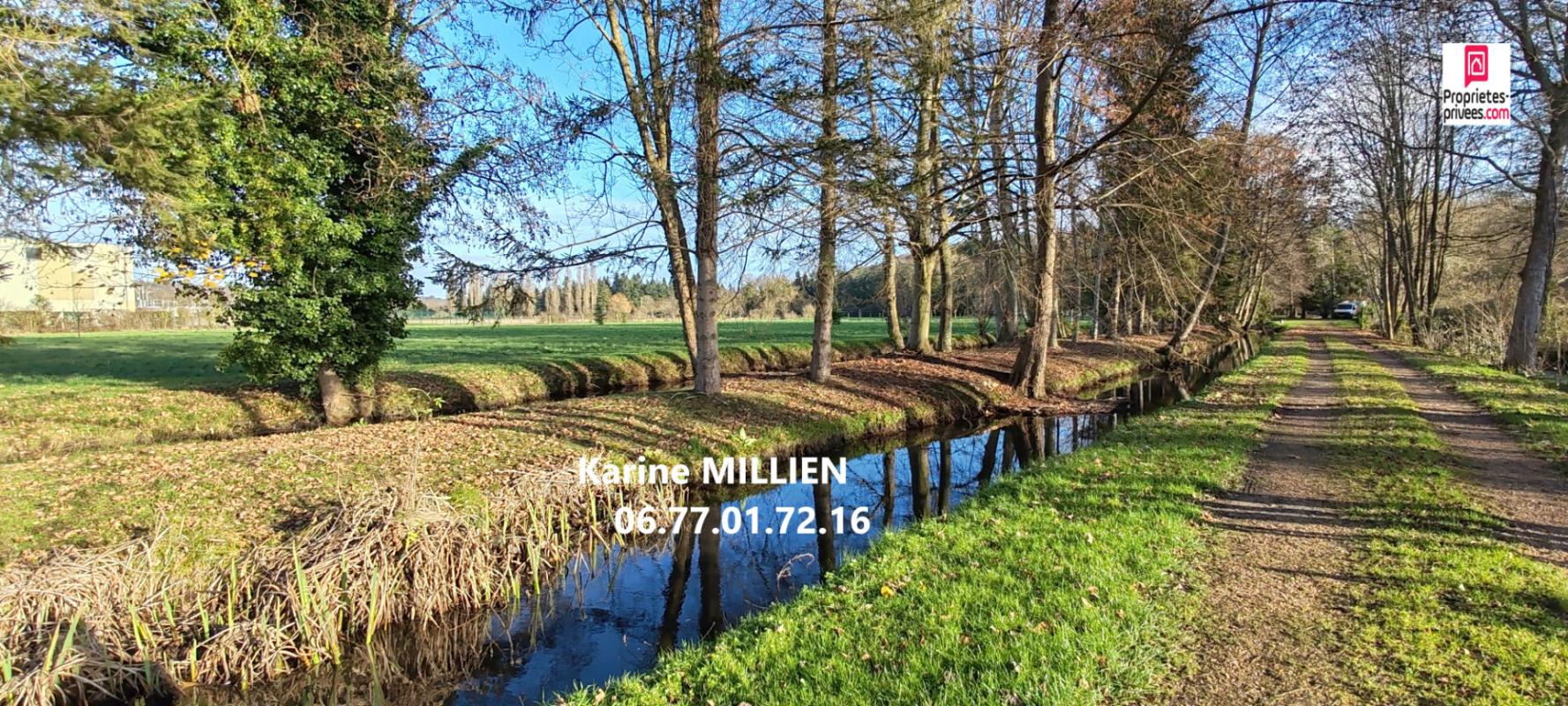 NONANCOURT NONANCOURT 27320 Maison individuelle et lodge aménagé, 4 étangs avec bras de rivière, double garage, terrain de plus de 5 Hectares - 540 000  HAI 6