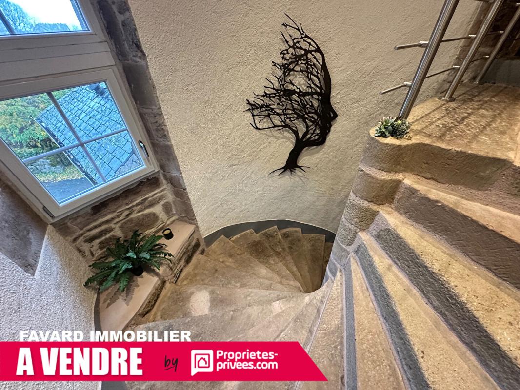 VIGNOLS Maison de caractère avec tour, piscine et vue sur le viaduc 16