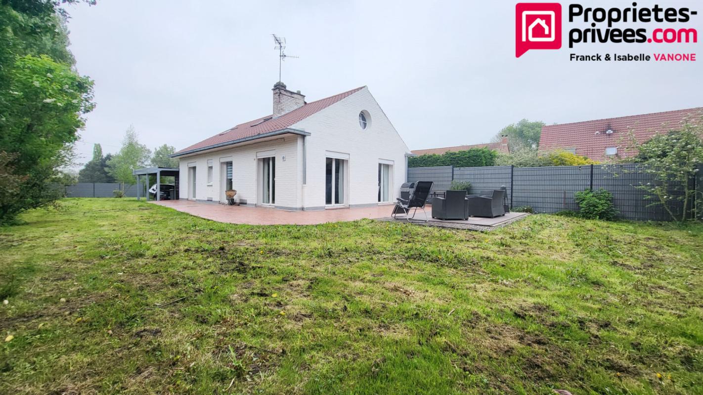 PERENCHIES Maison Individuelle type plain pied - 3 chambres - jardin - garage - cave - 82 m² habitables (120m² utiles) 1