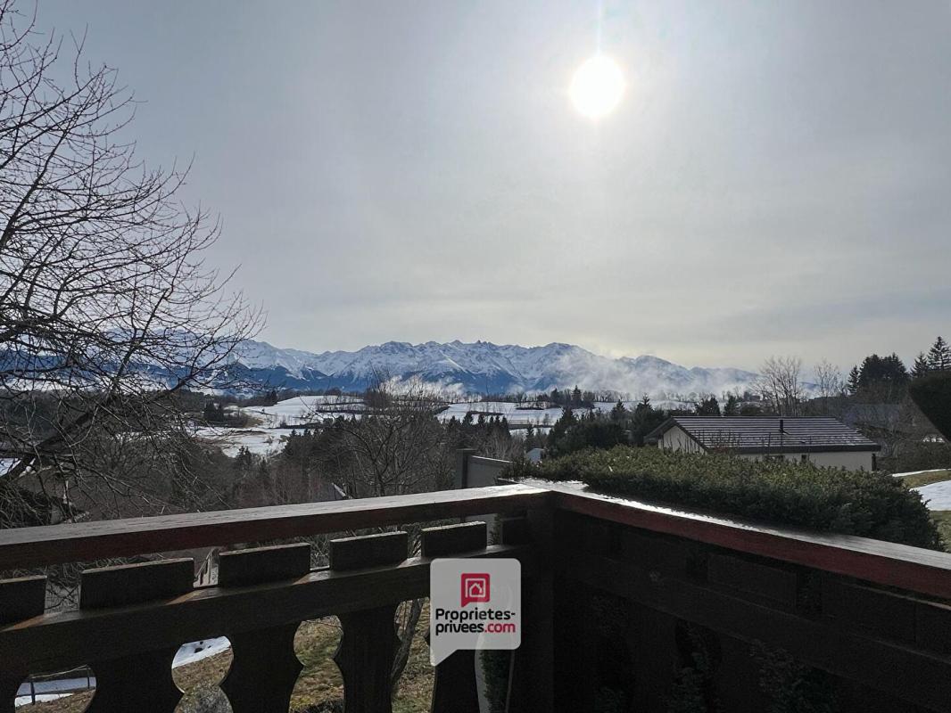 SAINT-HILAIRE Plateau des Petites Roches (38660) - Chalet T6 en madriers + studio + carport + jardin 18