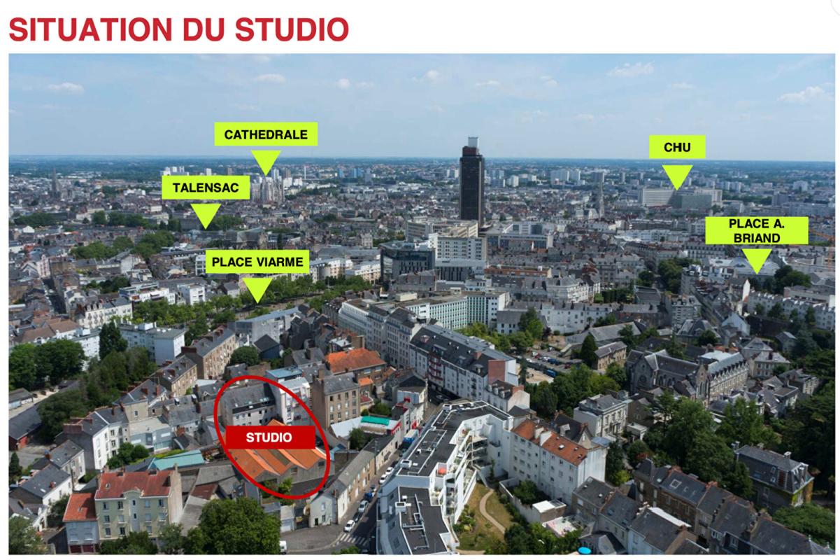 NANTES NANTES - STUDIO HYPER CENTRE AU CALME AVEC TERRASSE ET VERDURE 15