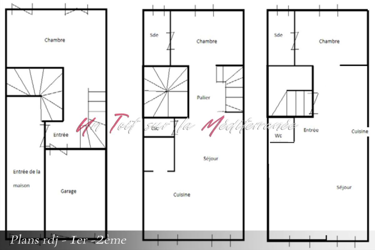 PUGET-VILLE Jolie Maison de village avec jardinet-terrasse et garage à Puget Ville, 3 chambres, 147 m2 utiles 6