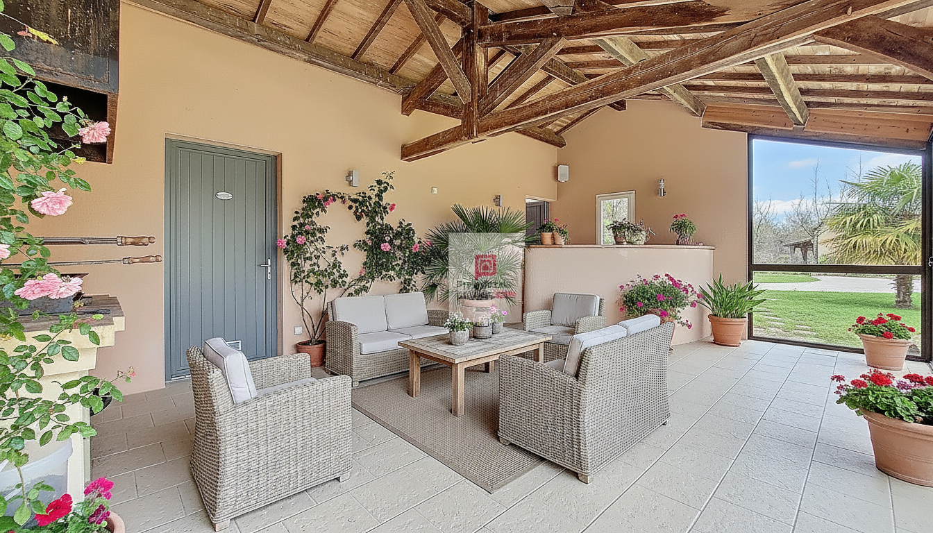 ROUFFIGNAC-SAINT-CERNIN-DE-REILHAC (DPE B et non C). Belle propriété de charme, loin des regards indiscrets, secteur PLAZAC/ROUFFIGNAC. 3-4 chambres. Piscine 12 X 6. Double garage. Autres dépendances. Jardin paysagé et bois: 2 ha 16