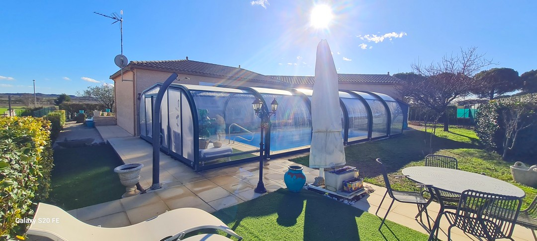 SAINT-GENIES-DE-FONTEDIT Splendide villa de 140m² avec double garages/piscine/ vue dégagée sur 1161m² de terrain 4