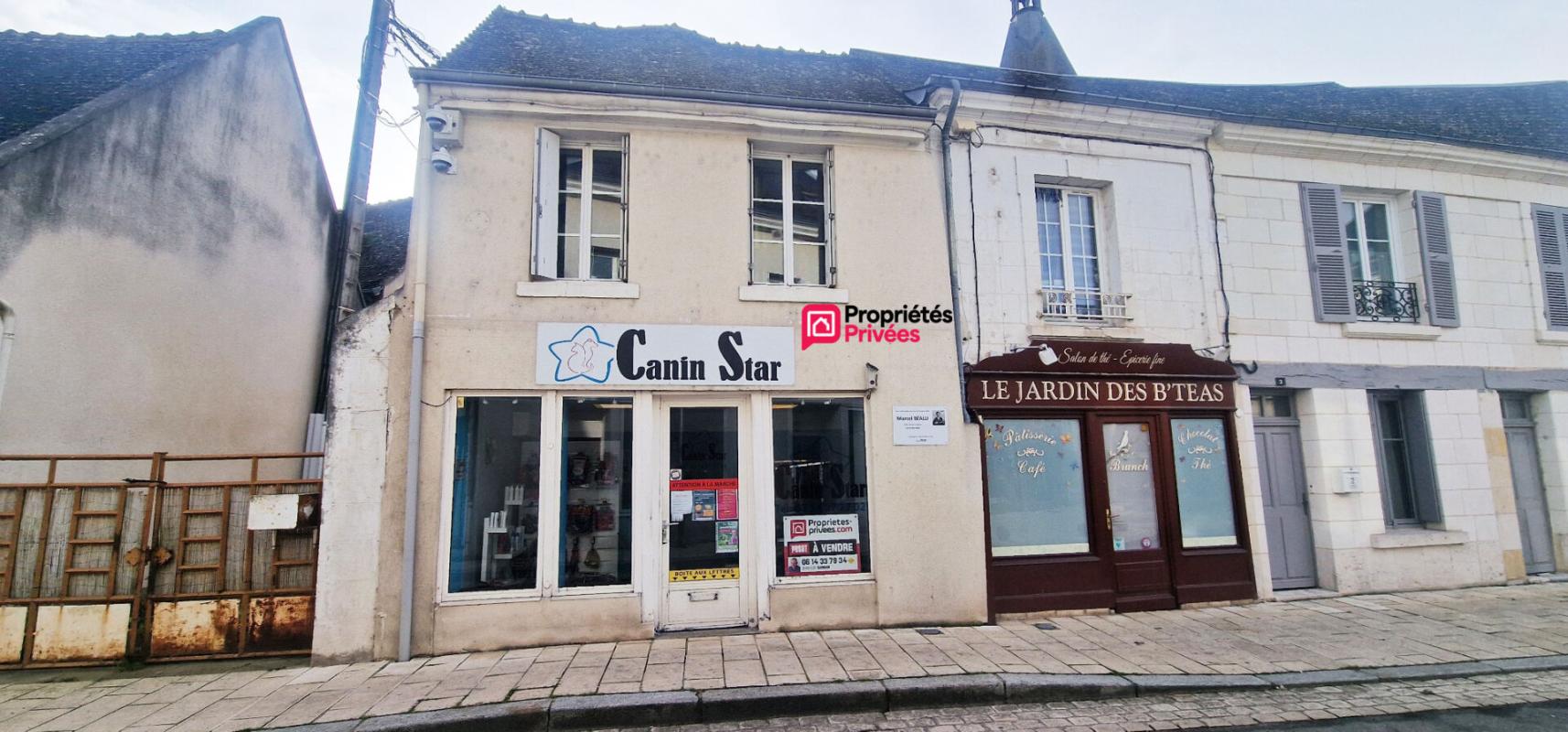 SELLES-SUR-CHER Immeuble de rapport - 90 m² - 4 pièces - local commercial et appartement T2 1