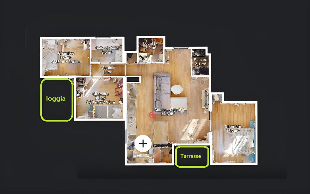 DRAGUIGNAN Appartement T4 80 m2  avec garage Draguignan 2