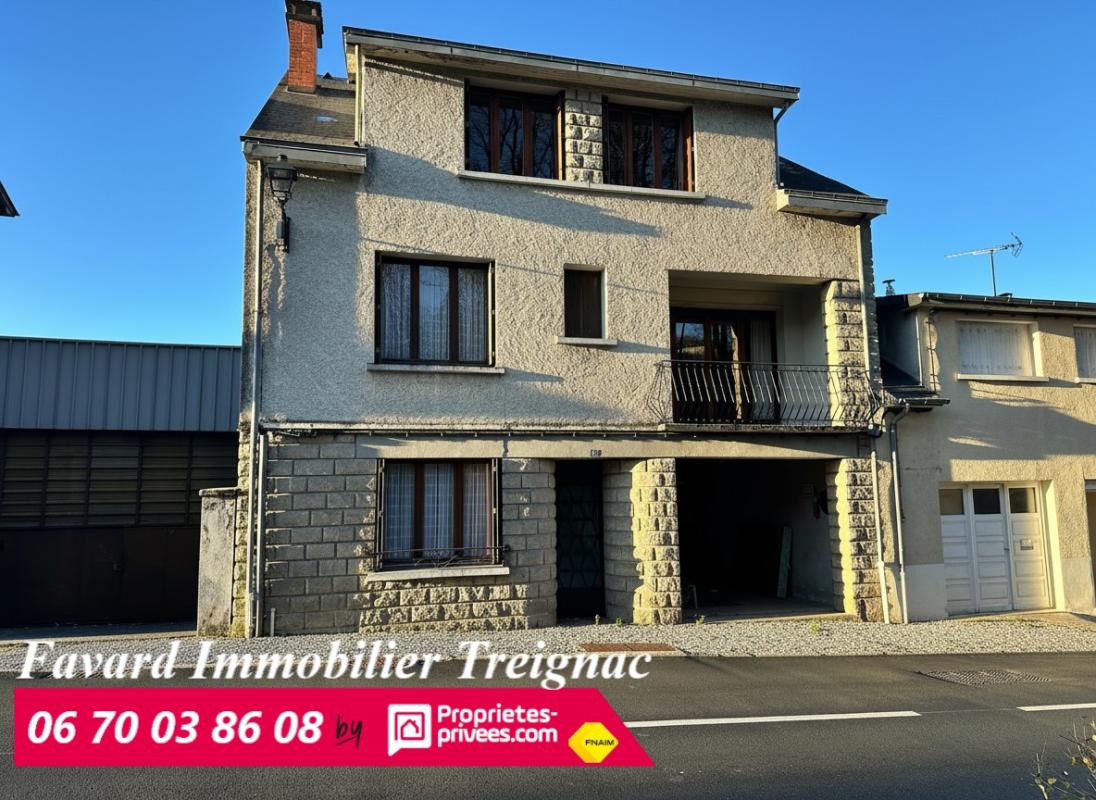 TREIGNAC A SAISIR . Maison avec grand atelier et bureau ? 4 chambres ? Centre Treignac 1