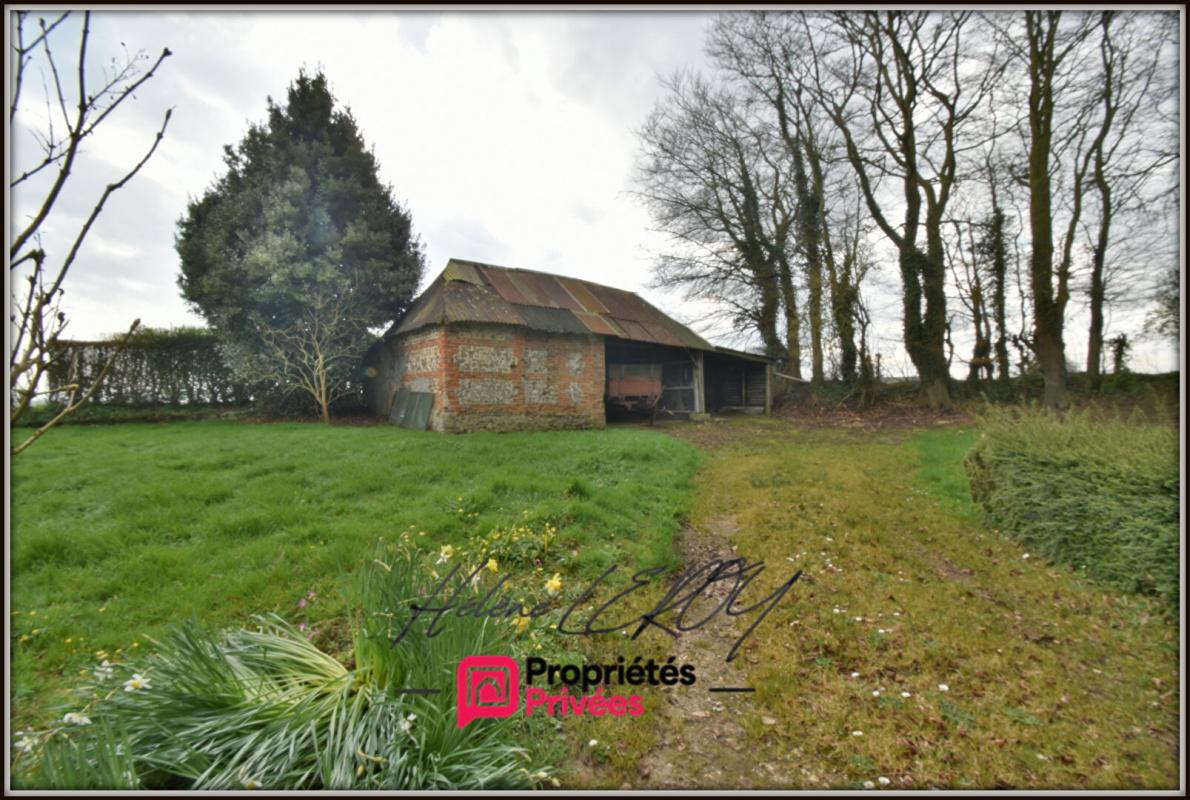 ANGERVILLE-LA-MARTEL Longère normande en briques et silex à rénover. Environnement calme et sans vis-à-vis 12