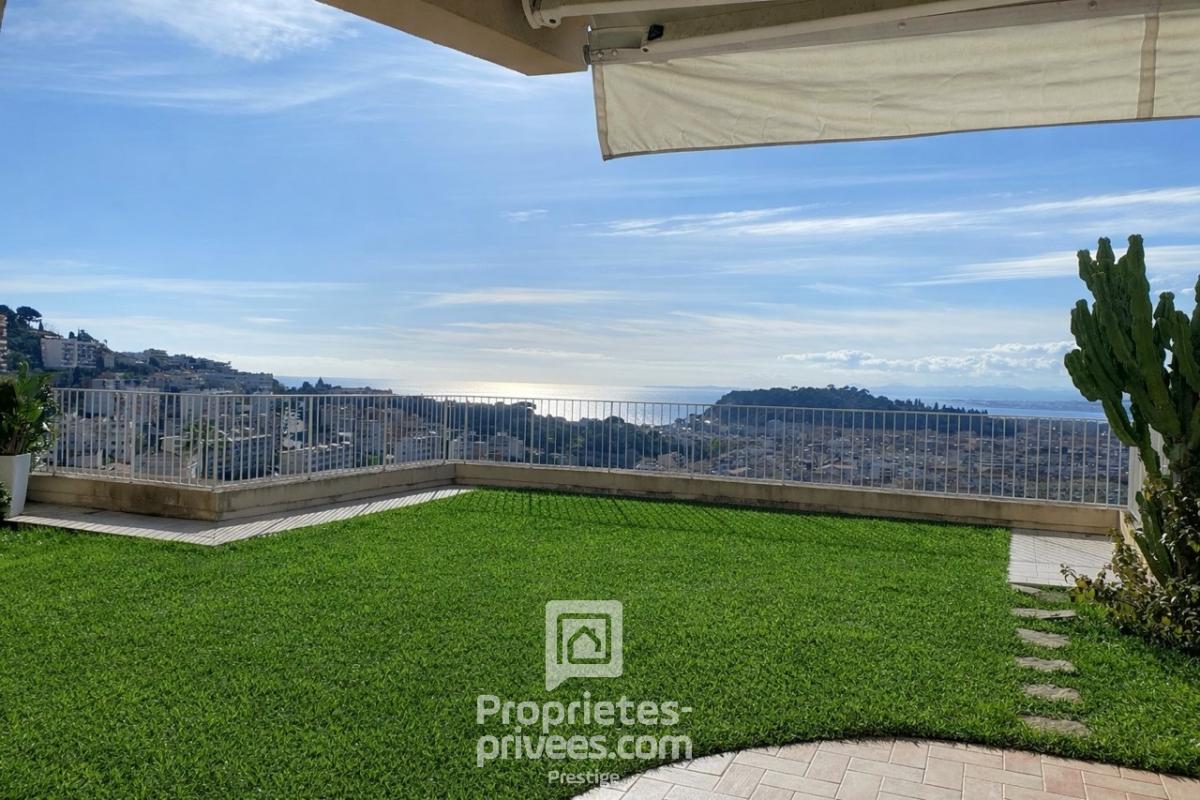 NICE NICE MONT BORON Vue mer exceptionnelle, Appartement 3 pièces avec jardin 5