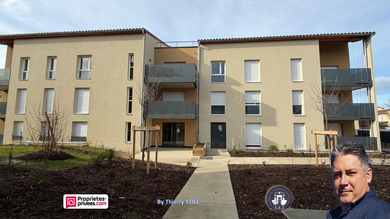 RILLIEUX-LA-PAPE APPARTEMENT T3 RILLIEUX LA PAPE DE 60.74 m2 premier étage 15