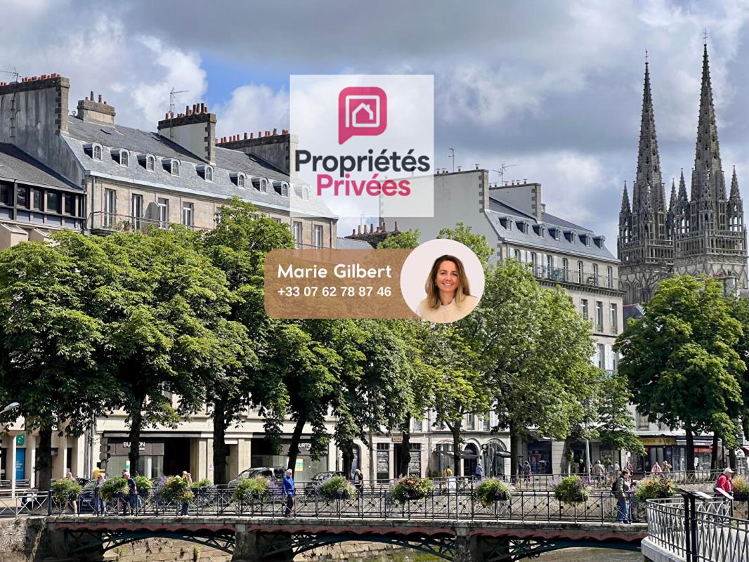 QUIMPER T3 lumineux 68 m² avec balcon, garage, Quimper proche centre et halage 17