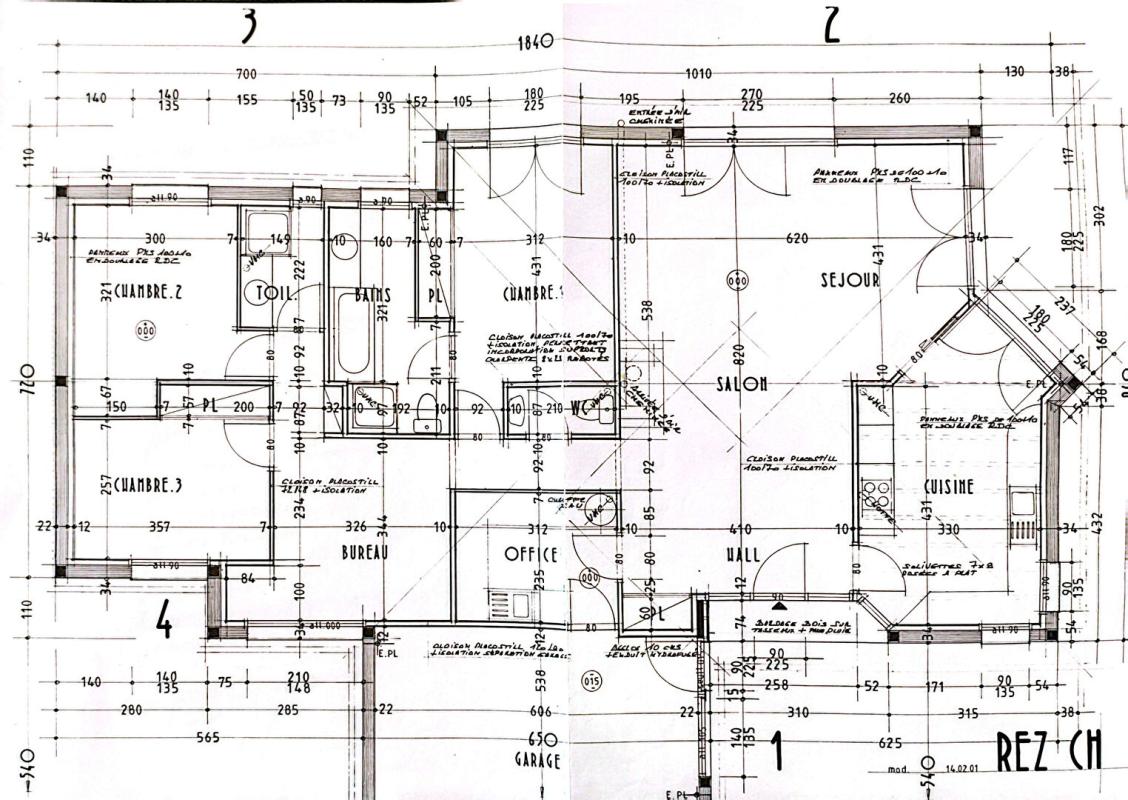 SAINT-LORMEL Exclusivité ! Côtes d'Armor 22130 SAINT-LORMEL. Véritable plain-pied, 3 chambres, bureau, garage, terrain 10