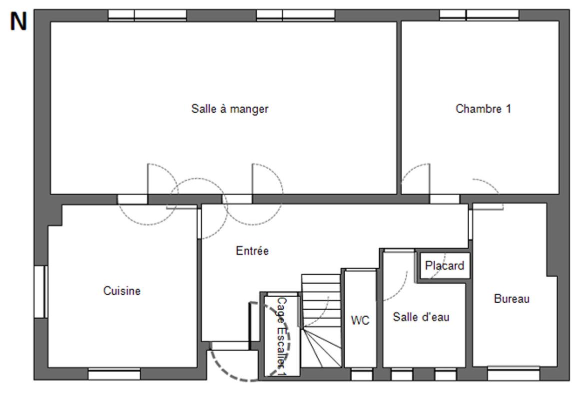CHATEAUNEUF-DU-FAOU 29520 Châteauneuf du Faou maison familiale avec vue  4 - 6 chambres  sous sol complet 2