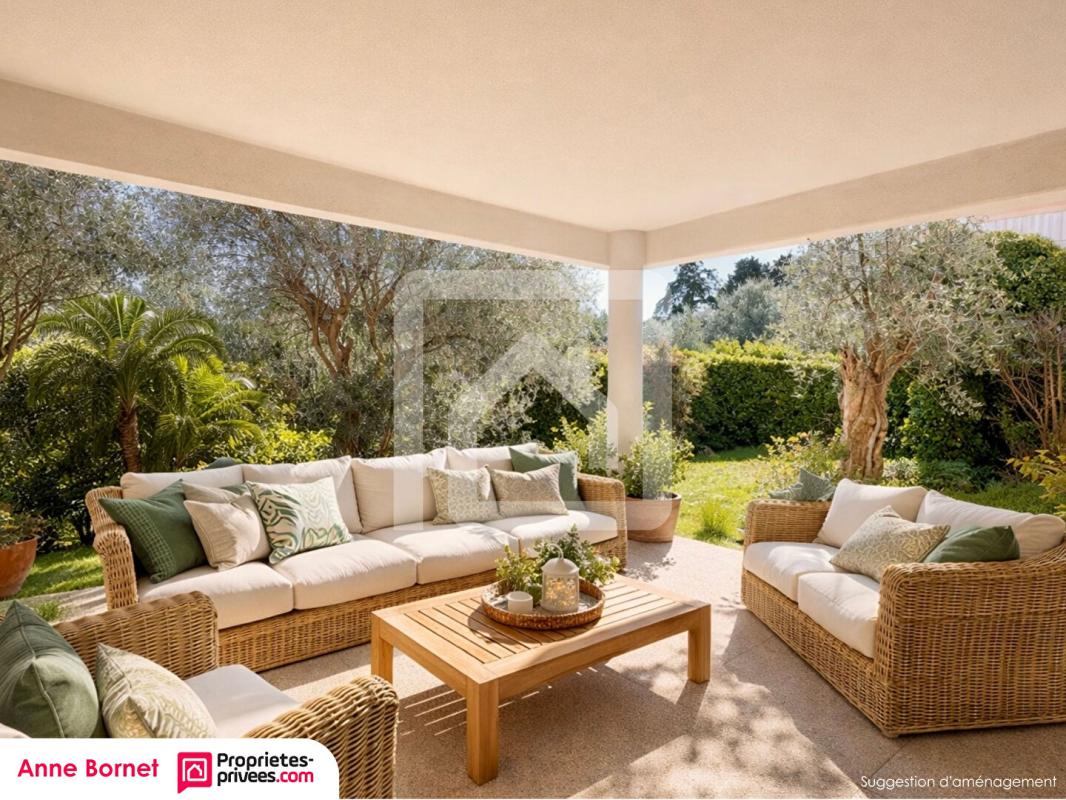 GRASSE Appartement 3 pièces en rez-de-jardin 70 m2, 2 parkings, piscines, tennis 4