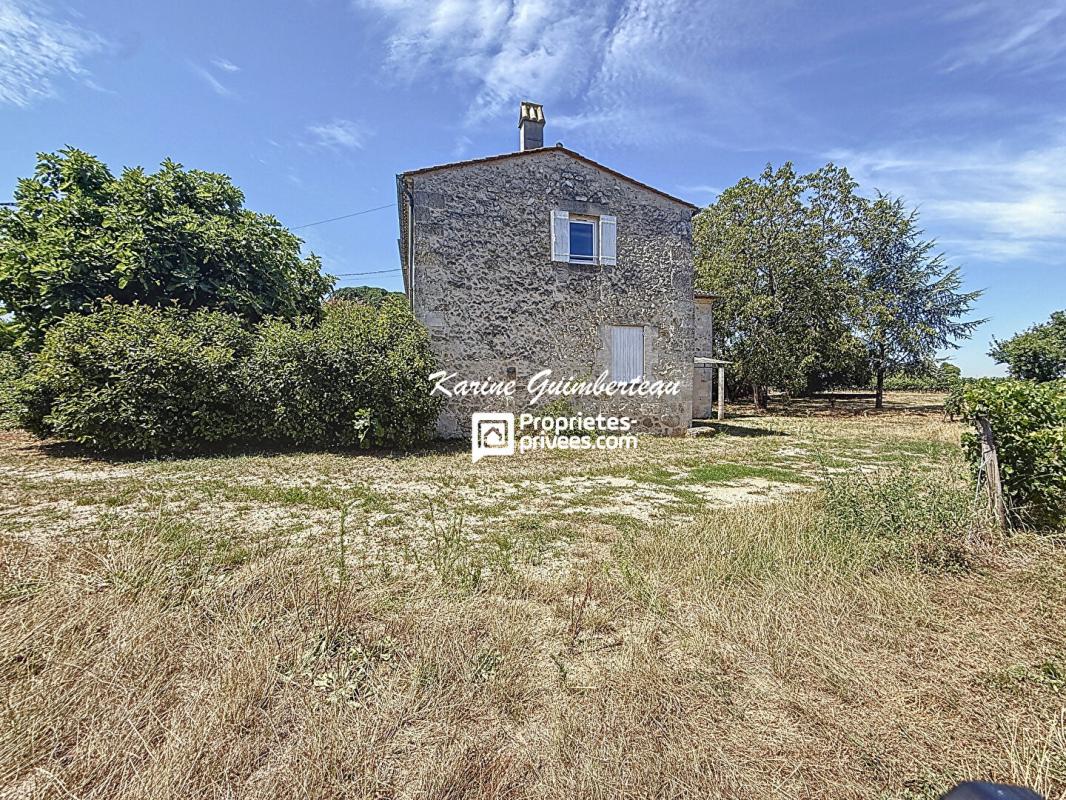 FRONSAC Maison en pierre Fronsadais 160 m2 + jardin 18