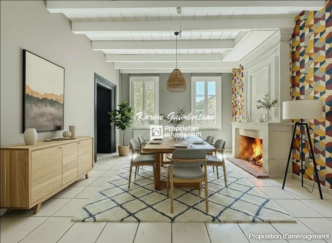 FRONSAC Maison en pierre Fronsadais 160 m2 + jardin 7