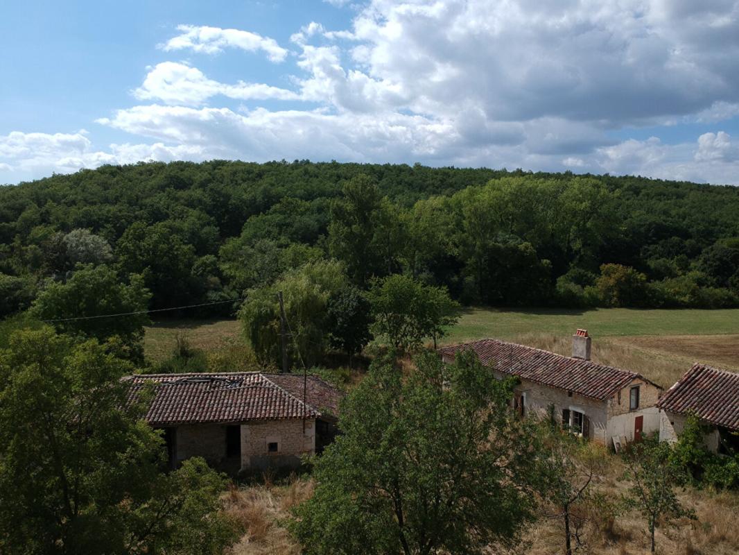 PUYLAROQUE Ancienne ferme en pierre sans voisin 11