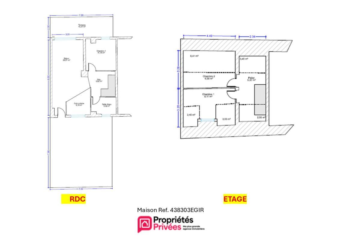 BESANCON Maison Mitoyenne 3 chambres avec Jardin et Terrasse- Quartier prisé- Proches toutes commodités 13