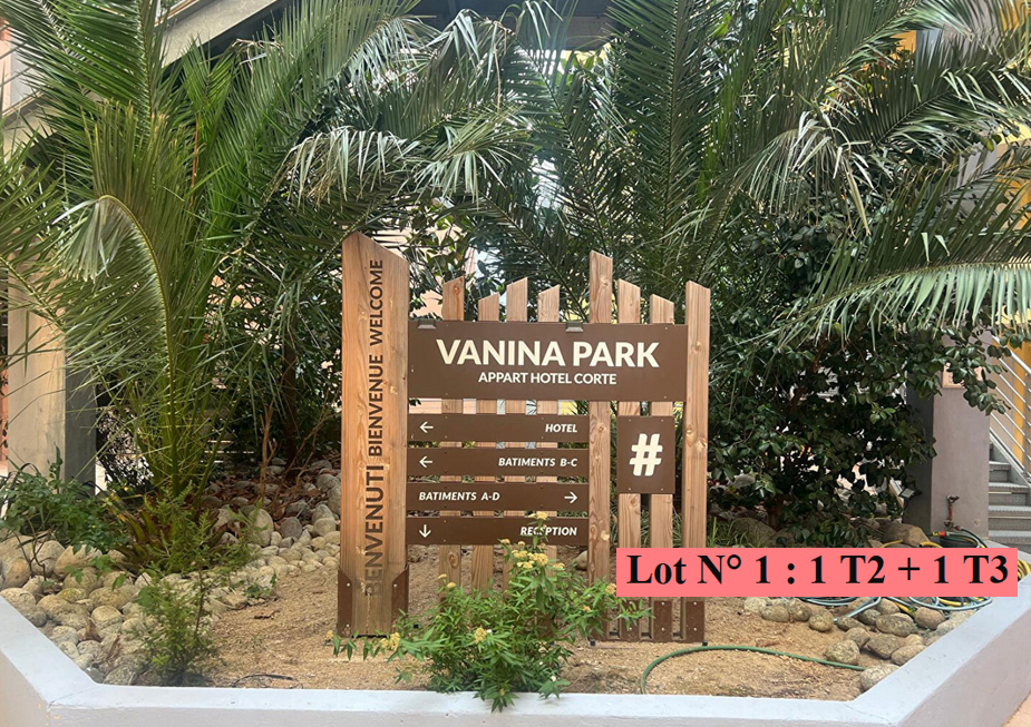 CORTE Lot N°1 de 2 appartements (T2 et T3) dans un immeuble à CORTE 1