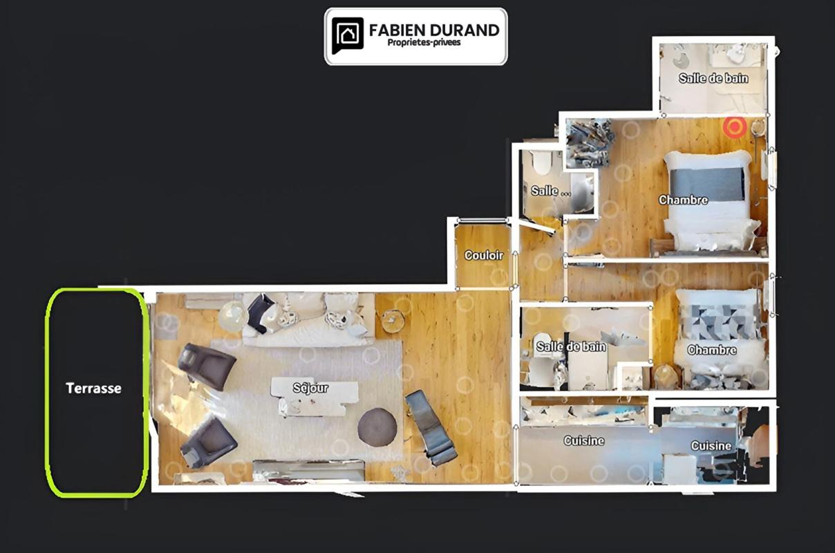 FREJUS Appartement Unique à Frejus  Plage 3 pièce(s) 70 m2 avec Garage Cave Parking 15