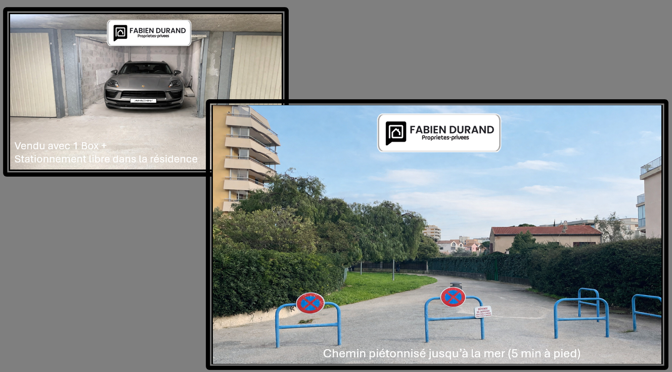 FREJUS Appartement Unique à Frejus  Plage 3 pièce(s) 70 m2 avec Garage Cave Parking 17