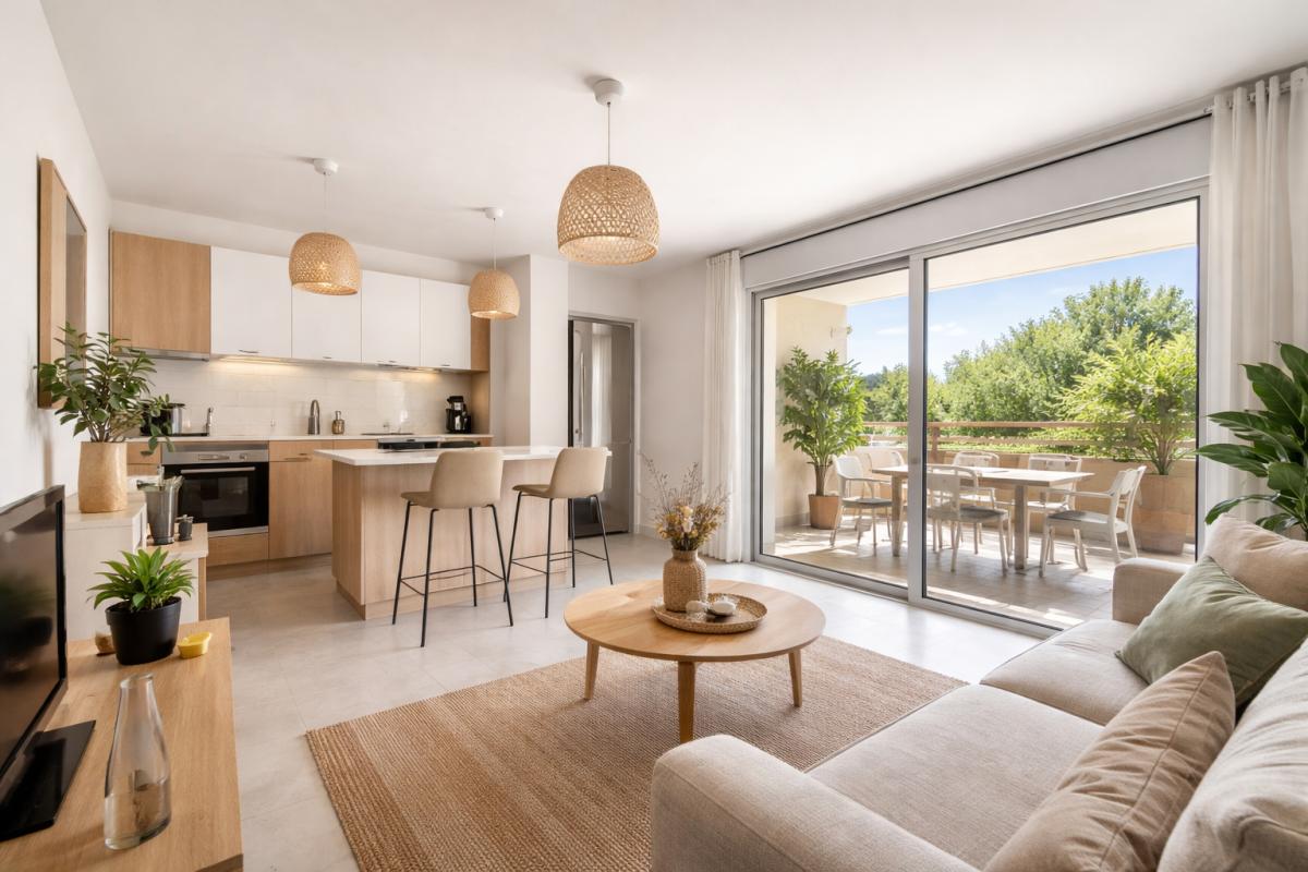 AIX-EN-PROVENCE Aix-en-Provence Appartement 3 pièces avec terrasse et parking 1