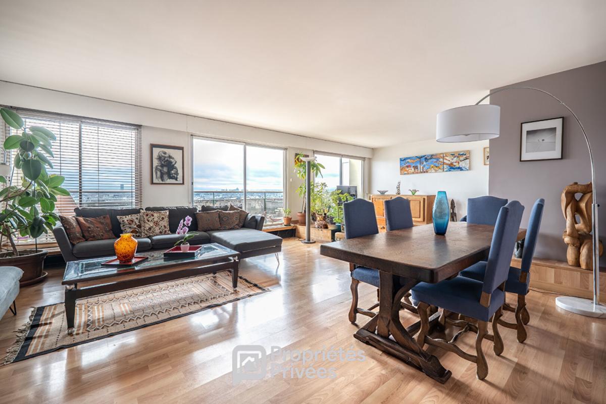 COURBEVOIE Appartement d'exception avec vue panoramique sur tout Paris - Courbevoie - 4 pièces 113.51m² + 20m² de balcons 1