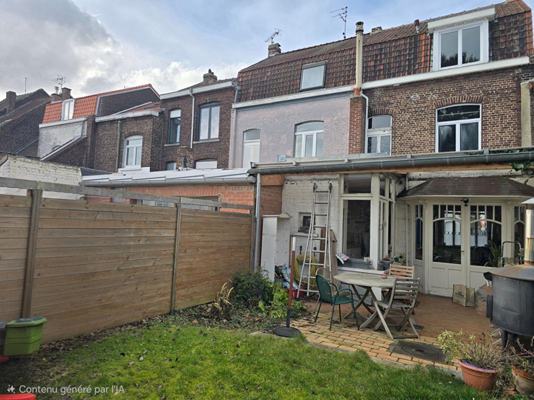 WATTRELOS Maison Semi bourgeoise 3 chambres et jardin 120 m2 10