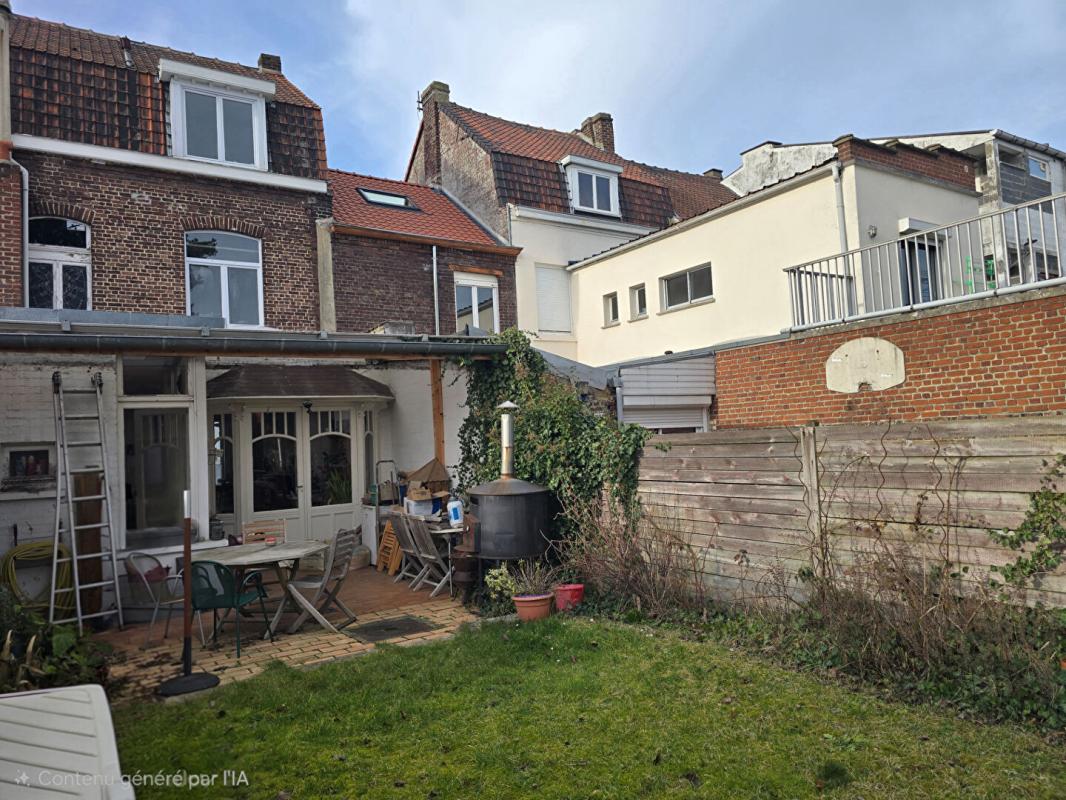 WATTRELOS Maison Semi bourgeoise 3 chambres et jardin 120 m2 9