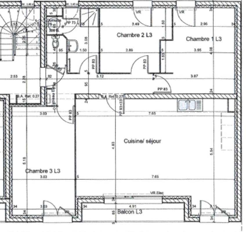 MORET-SUR-LOING Appartement familial lumineux avec balcon à Moret sur loing 11
