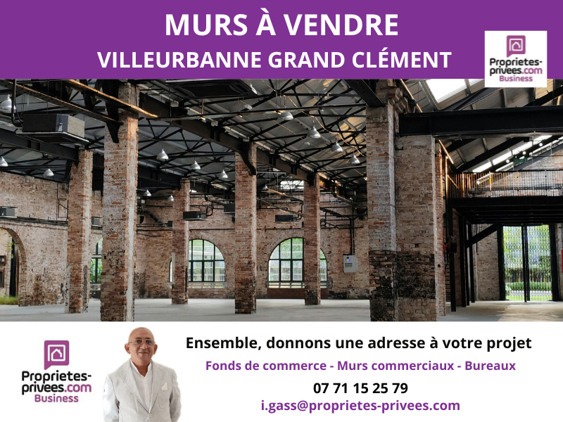 VILLEURBANNE VILLEURBANNE GRANDCLÉMENT : LOFT OU ATELIER 97M2 AVEC CAVE 1