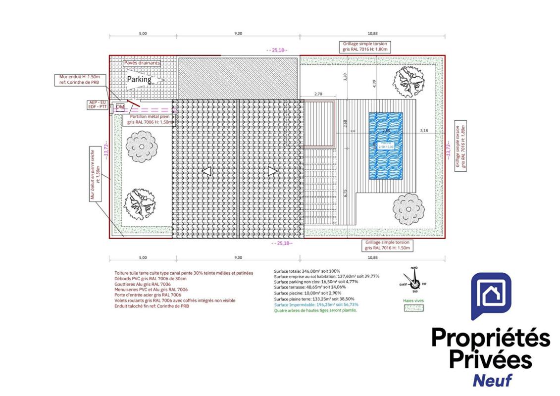 COURSAN Maison  4 pièce(s) 128 m2 avec garage de 27 m2 10