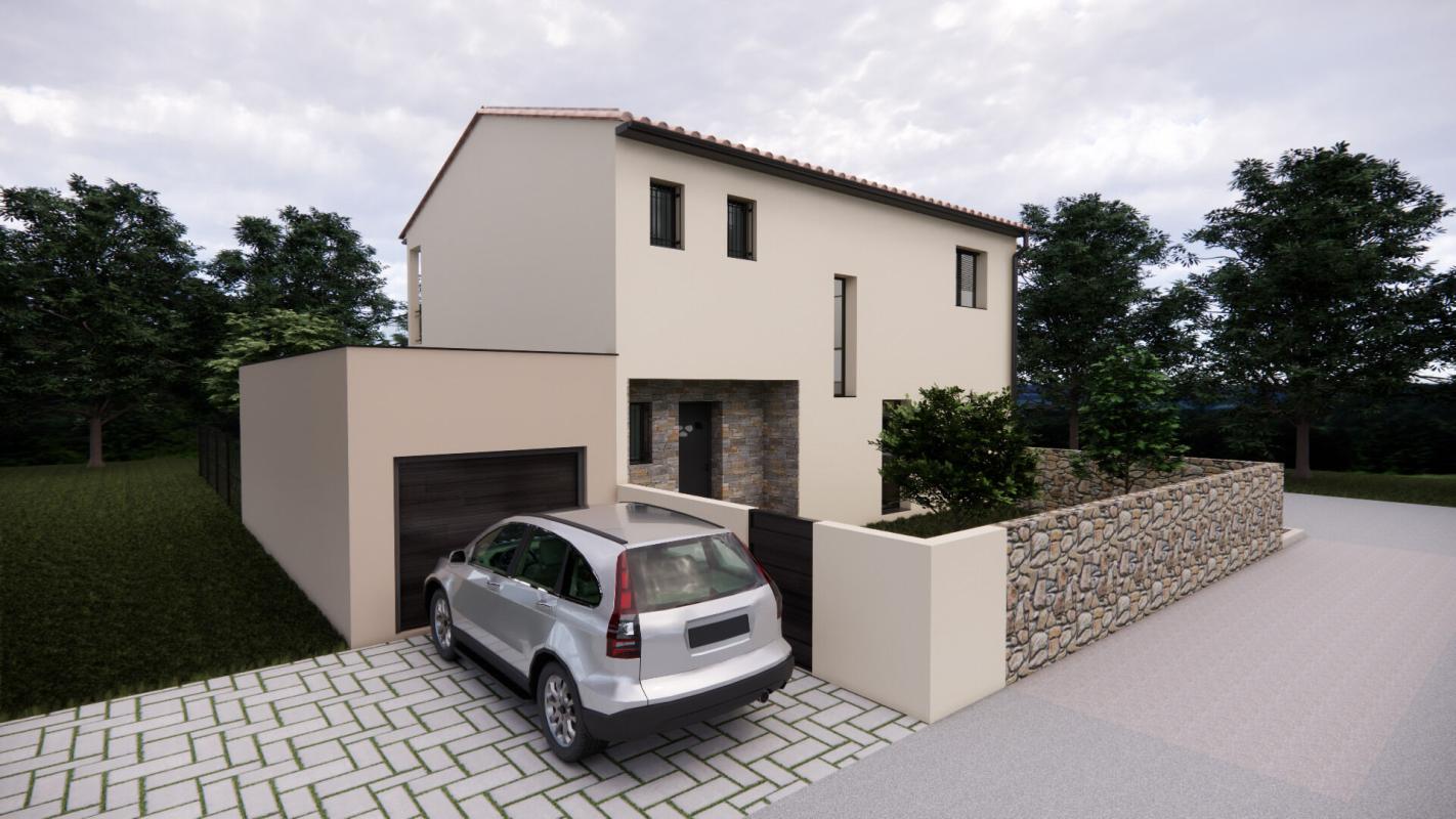 COURSAN Maison  4 pièce(s) 128 m2 avec garage de 27 m2 3