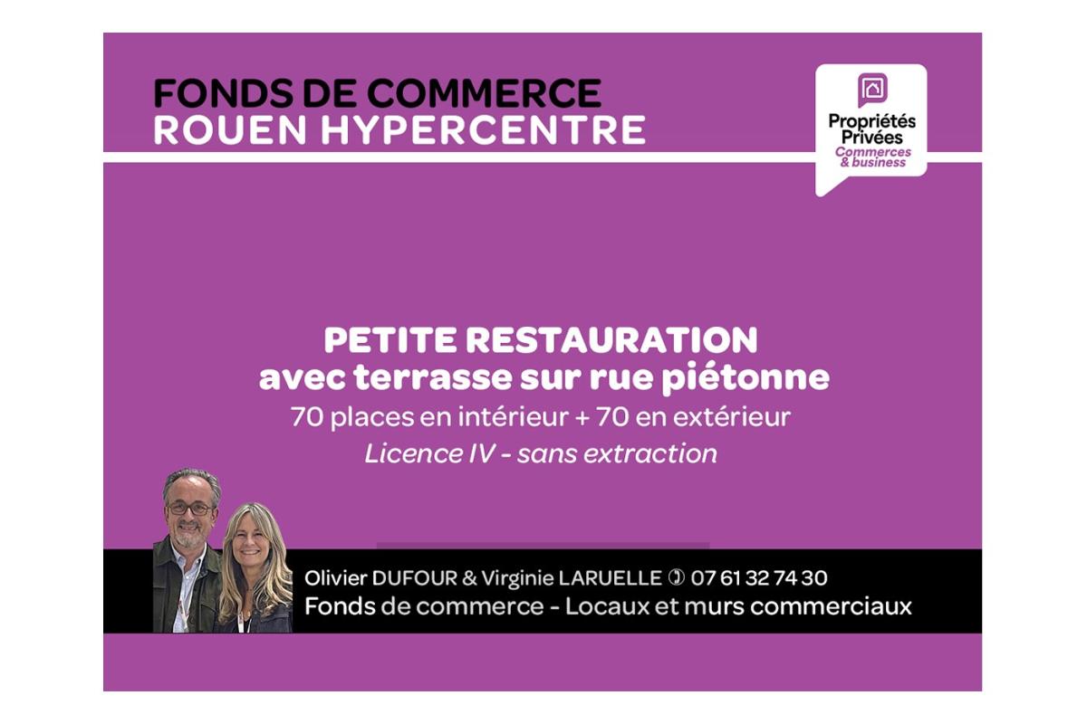 ROUEN ROUEN Hyper centre - BAR, PETITE RESTAURATION, LICENCE IV, TERRASSE 2