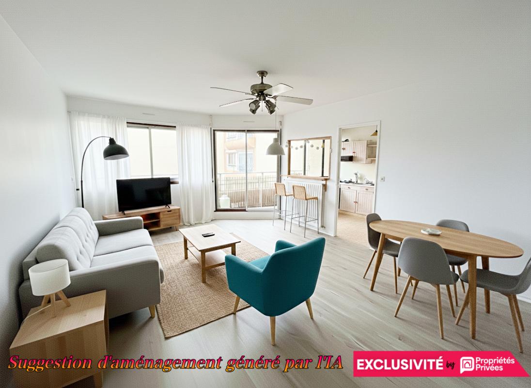 BORDEAUX Appartement Bordeaux 2 pièce(s) 50 m2 terrasse garage parking 1