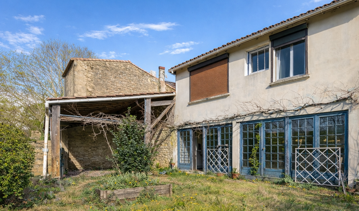 VERDELAIS Maison de caractère avec verrière - dépendances - fort potentiel ?124 m2 - 5 minutes de Langon 8