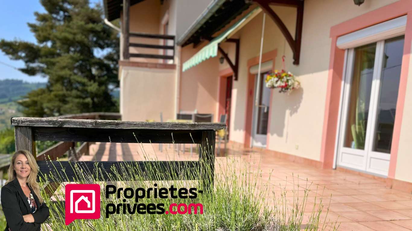 COURS-LA-VILLE Cours (69) ? Maison 155 m² proche centre avec vue 3