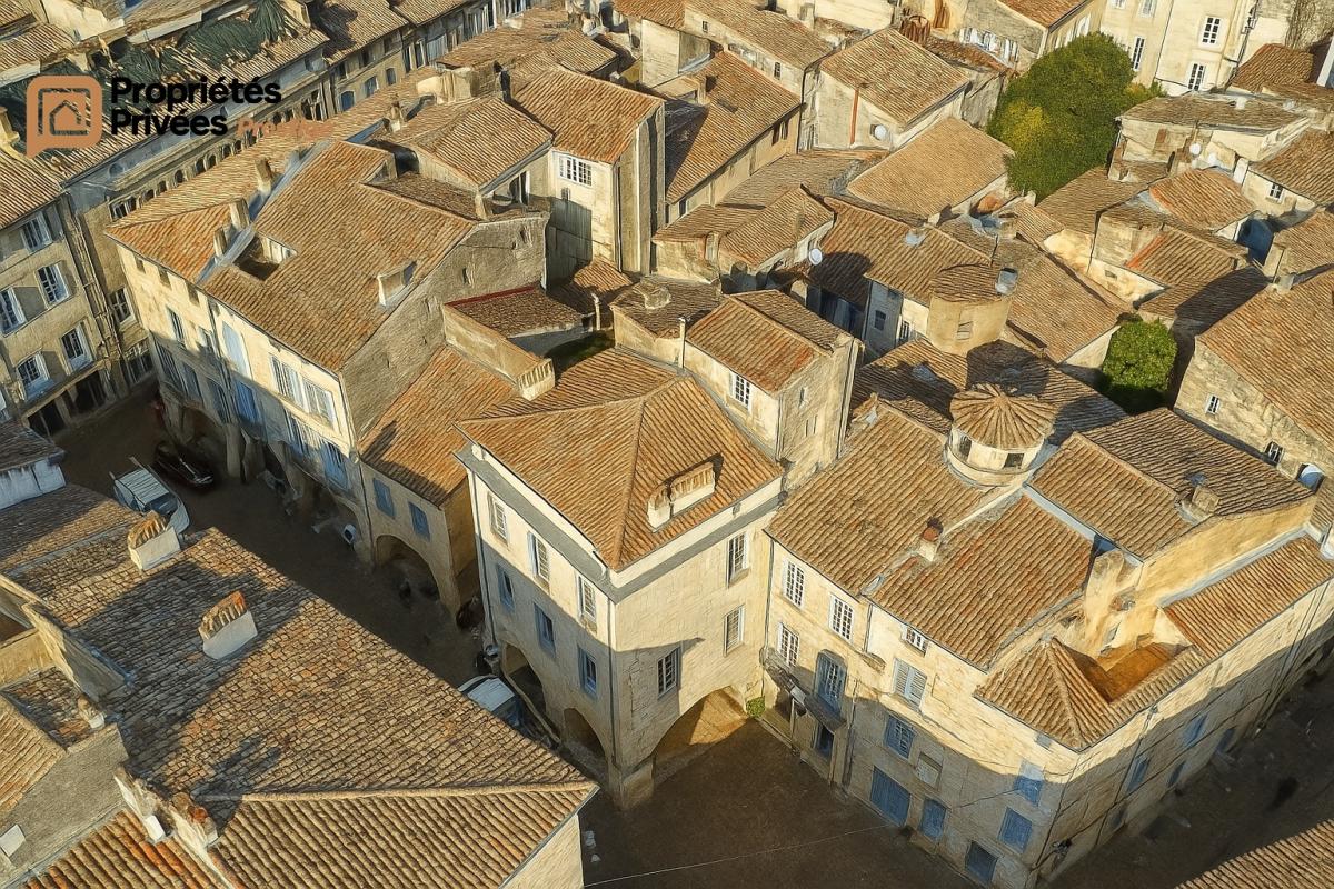 UZES Hotel particulier Uzes  rare en totalité , 10 pièce(s) 320 m2, Place Dampmartin 6