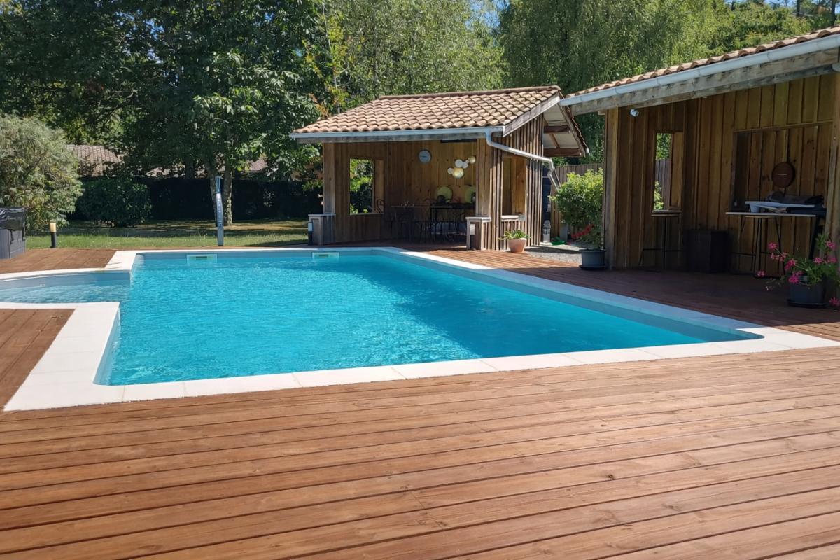 BELIN-BELIET MAISON AVEC GARAGE 4CH + BUREAU + DOUBLE GARAGE + PISCINE 2