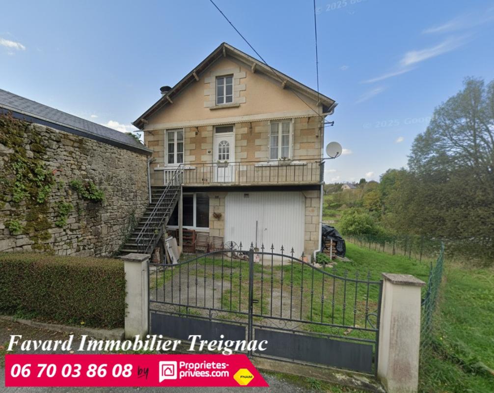 TREIGNAC Maison Individuelle centre Treignac 85 m² - Jardin 1000m² - garage 110m² 1