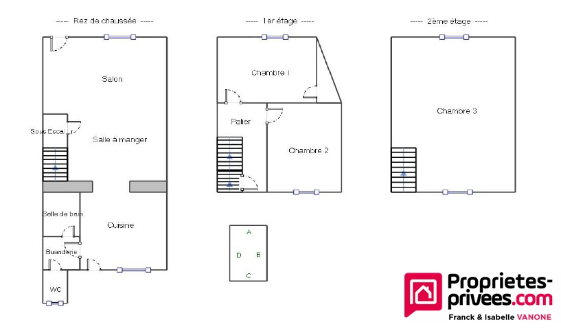 FRELINGHIEN Maison de ville - 3 chambres - extérieur - 105 m² 6