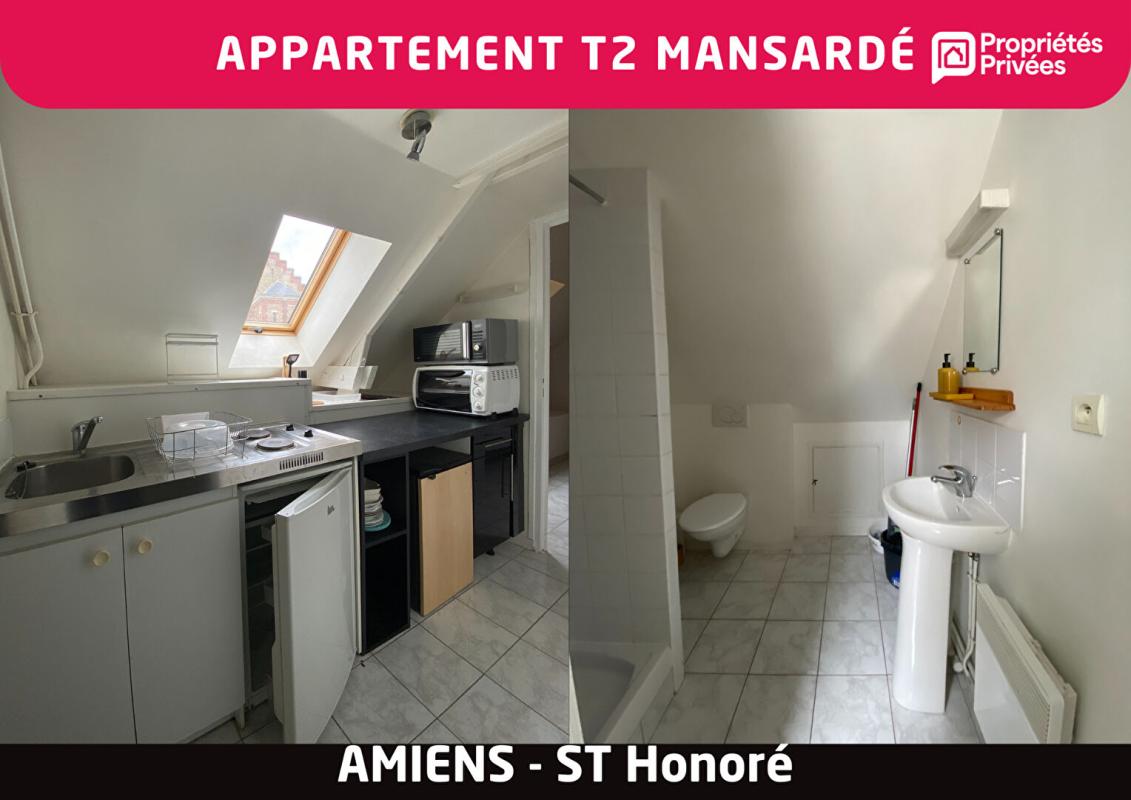 AMIENS Appartement  T2  mansardé - Amiens Quartier St Honoré-Jeanne d'Arc - Vente Interactive 3